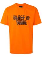 Misbhv - Object Of Desire T-shirt - Men - Cotton - S, Yellow/orange, Cotton