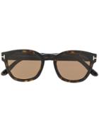 Tom Ford Eyewear Round Sunglasses - Brown