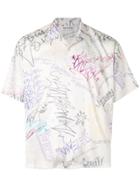 Ground Zero Graffiti Printed Shirt - White