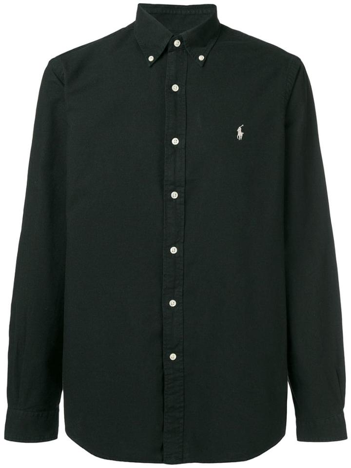 Ralph Lauren Logo Embroidered Shirt - Black
