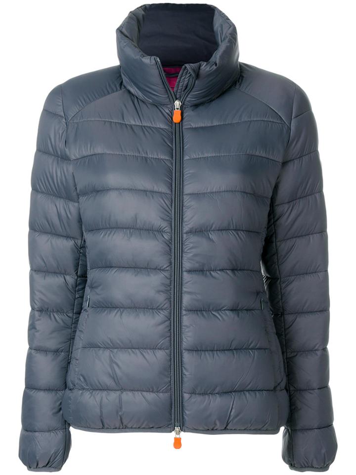 Save The Duck Zipped Padded Jacket - Grey