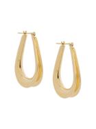 Annelise Michelson Extra Small Ellipse Hoops - Gold