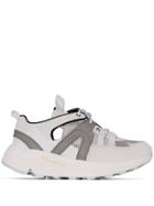 Ganni White Brooklyn 45 Suede And Mesh Sneakers