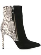 Michael Michael Kors 'dawson' Boots, Women's, Size: 7.5, Black, Leather/suede/rubber