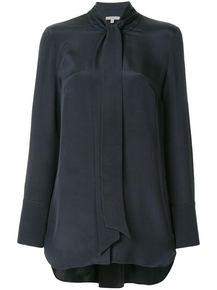 Layeur Bow Tie Blouse - Blue