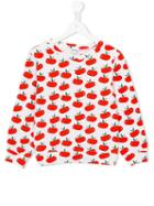 Au Jour Le Jour Kids Apple Sweatshirt, Girl's, Size: 6 Yrs, White