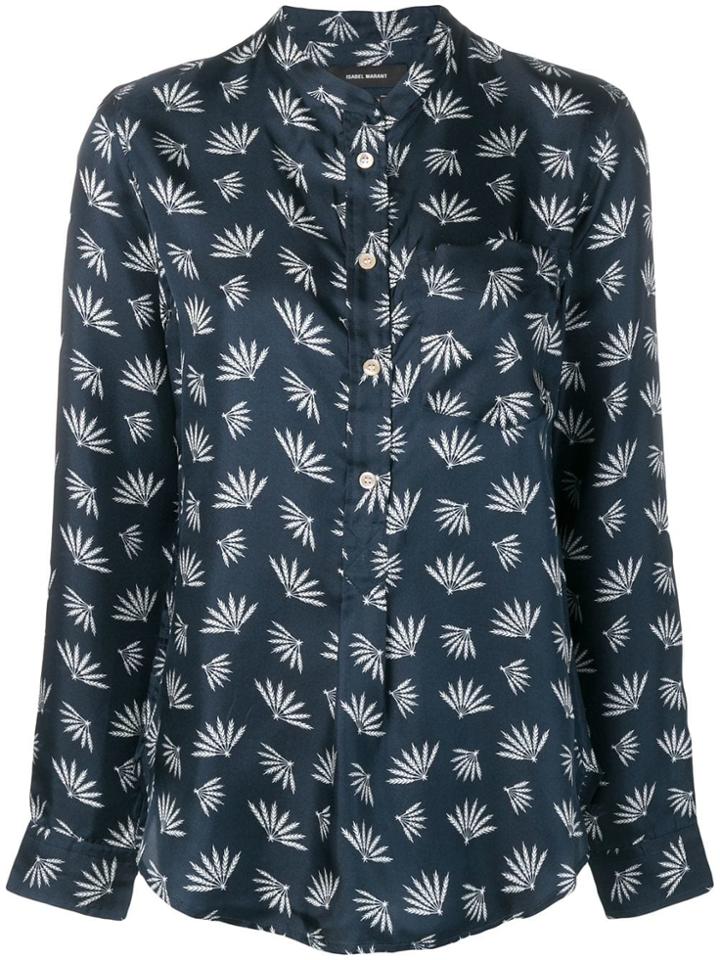 Isabel Marant Usak Printed Shirt - Blue
