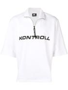 Kappa Kontroll Zipped Up Collar Sweatshirt - White