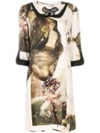 Antonio Marras Butterfly Printed Dress - Neutrals