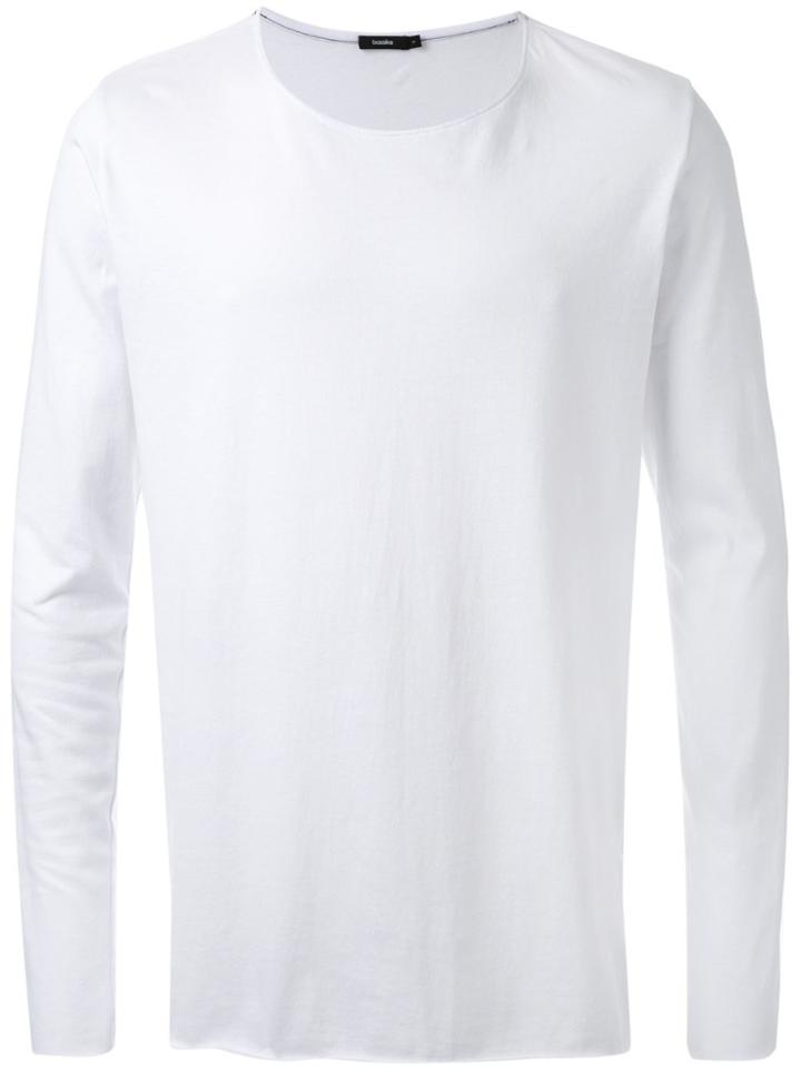 Bassike Long Sleeve T-shirt - White