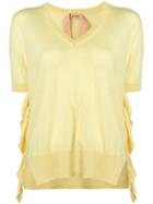 Nº21 Short-sleeve Knitted Top - Yellow