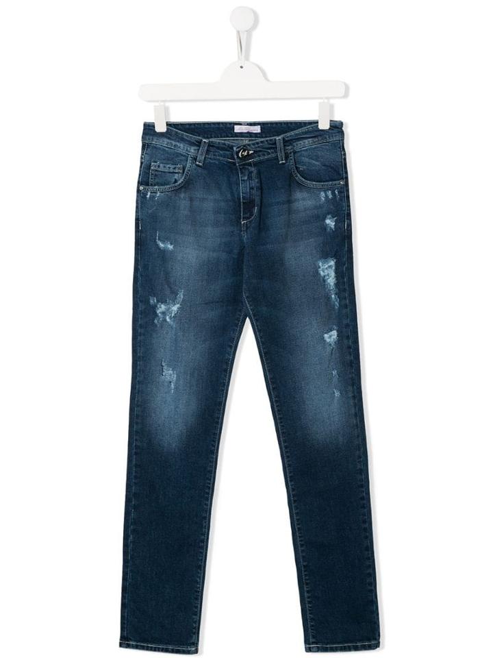 Miss Blumarine Straight-leg Jeans - Blue