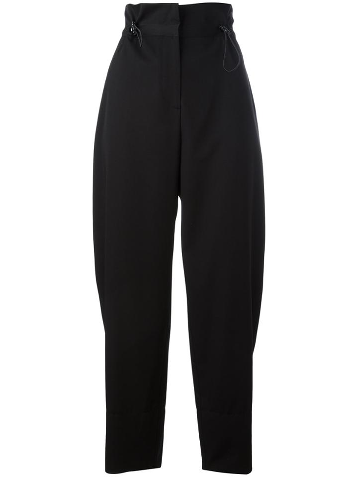 Stella Mccartney High Waist Cropped Trousers - Black