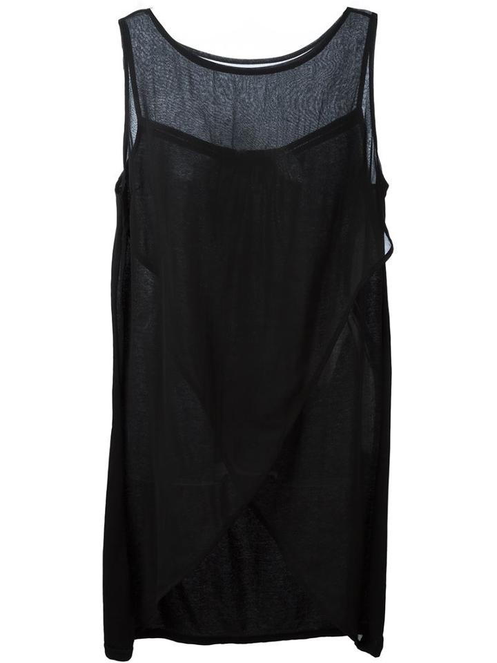 Twin-set Sheer Wrap Tank