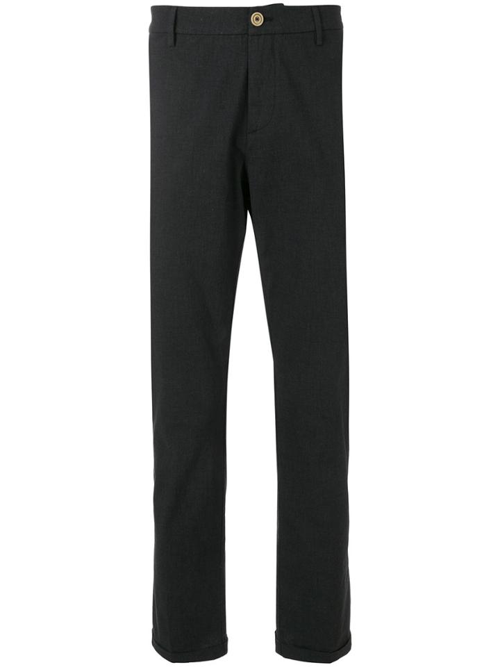 Pence Straight Leg Trousers - Grey