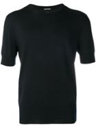 Tom Ford T-shirt-style Short Sleeved Jumper - Blue