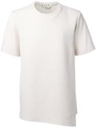Marni Asymmetric Short Sleeved Sweatshirt, Men's, Size: 48, White, Polyamide/virgin Wool