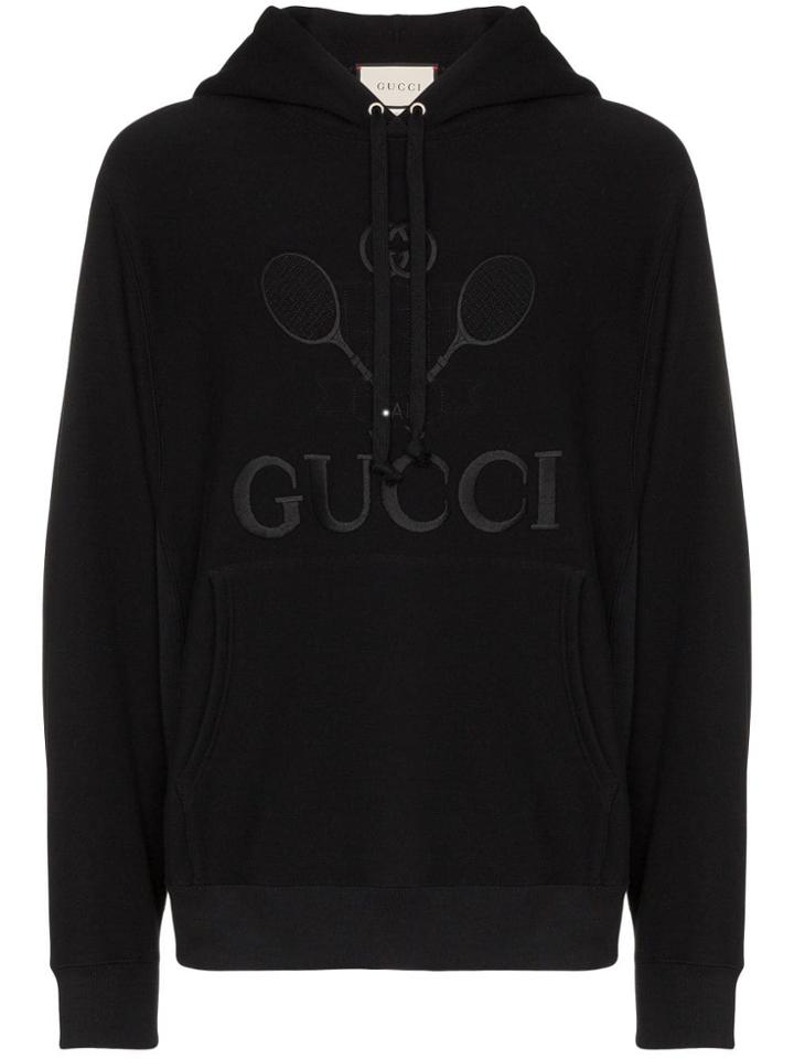 Gucci Gucci Tennis Embr Hd Swt Blk - Black