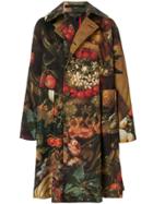 Comme Des Garçons Double Breasted Oversized Coat - Multicolour