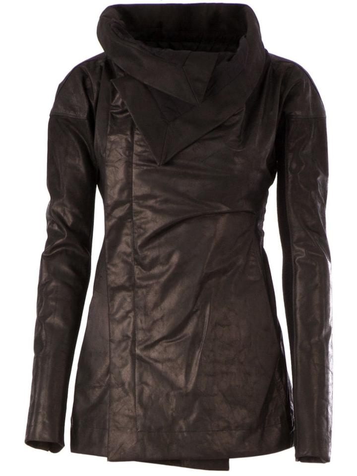 Rick Owens Stylised Biker Jacket - Black
