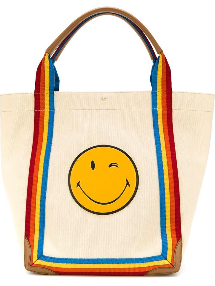 Anya Hindmarch Smiley Shopper Tote Bag