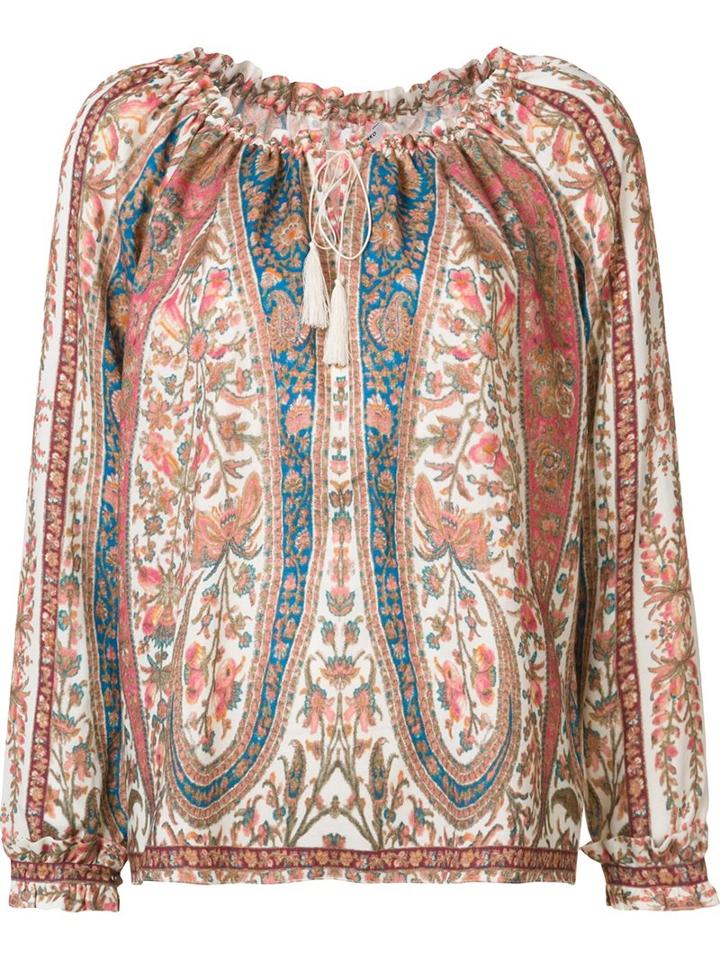 Vilshenko Printed Pleasant Blouse