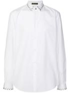 Versace Studded Neck Shirt - White