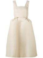 Delpozo - Art Dress - Women - Linen/flax - 36, Nude/neutrals, Linen/flax