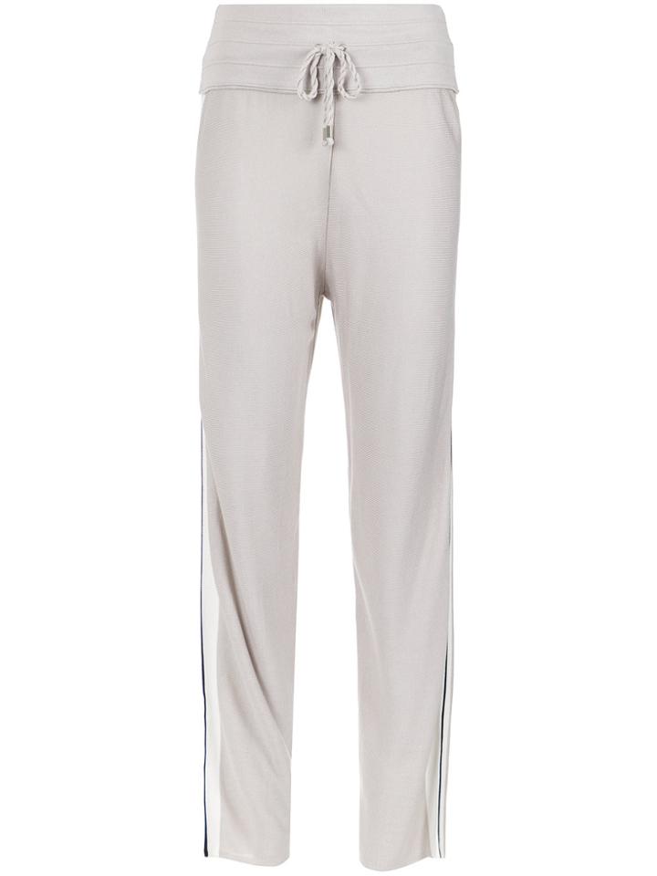 Mara Mac Knitted Track Pants - Nude & Neutrals