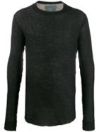 10sei0otto Long Sleeve Knitted Jumper - Black