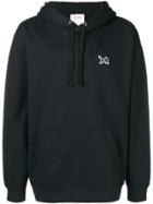 Calvin Klein Jeans Est. 1978 Embroidered Logo Hoodie - Black