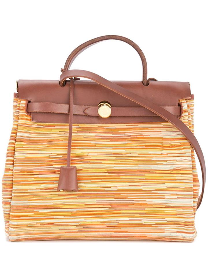 Hermès Pre-owned Herbag Pm 2 In 1 2way Handbag - Multicolour