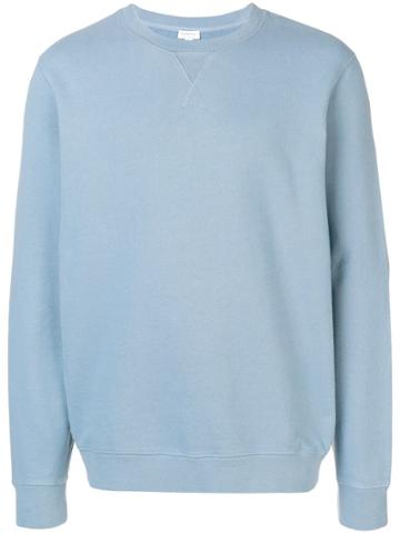 Sunspel Classic Sweatshirt - Blue