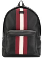 Bally Logo Patch Mini Backpack - Black