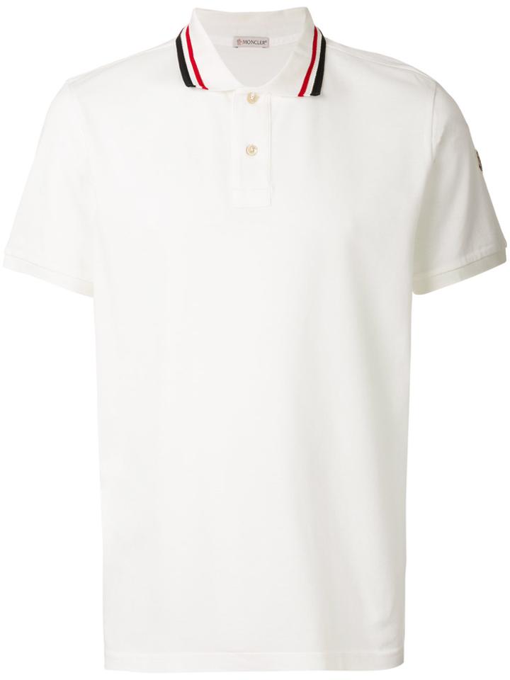 Moncler Classic Polo Top - White
