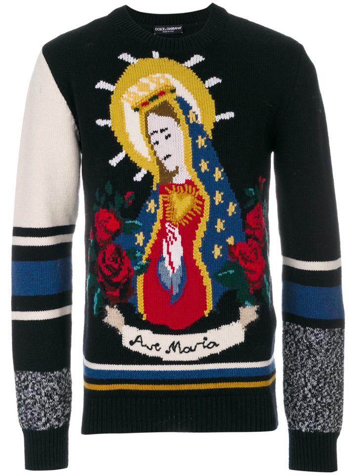 Dolce & Gabbana Ave Maria Jumper - Black