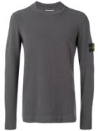 Stone Island Welt Collar Sweater - Grey