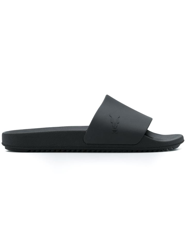 Rick Owens Drkshdw Slip-on Pool Slides - Black