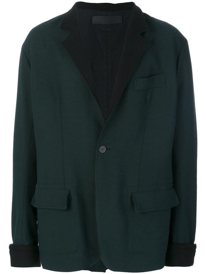 Haider Ackermann Contrast Blazer - Green