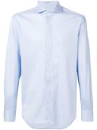 Corneliani Lightweight Button Shirt - Blue