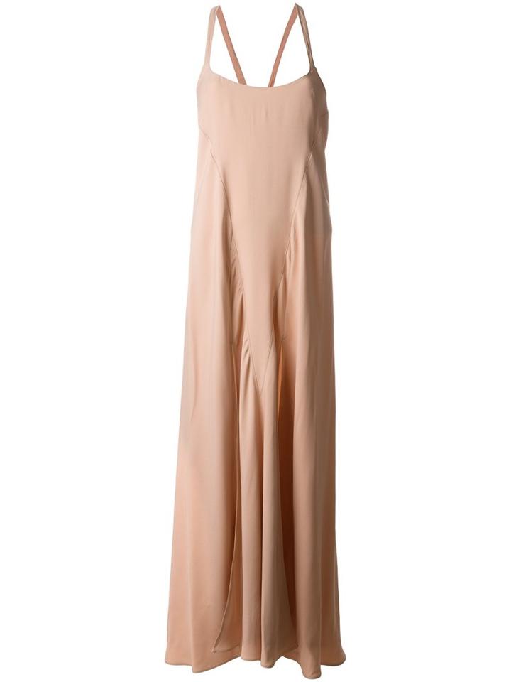 Attico 'anita Var. 4' Slip Dress, Women's, Size: 3, Pink/purple, Acetate/viscose