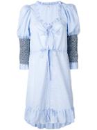 Ganni Charron Mini Dress - Blue