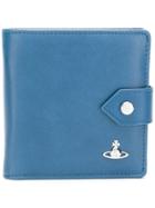 Vivienne Westwood Logo Plaque Bifold Wallet - Blue