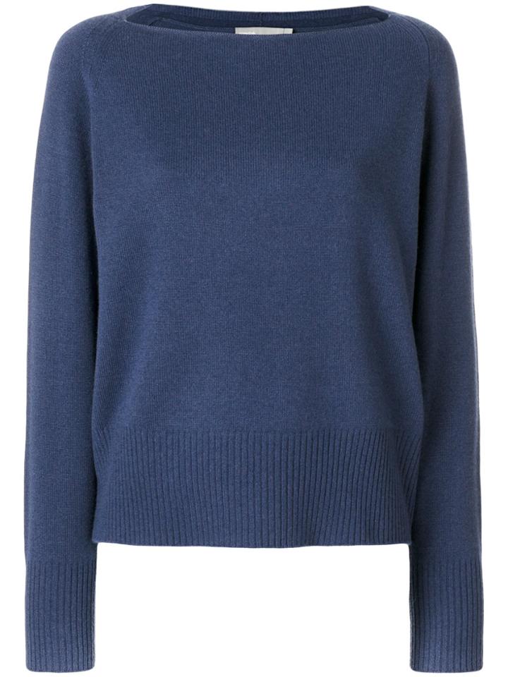 Vince Cashmere Knitted Sweater - Blue