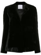 Nk Silk Velvet Blazer - Black