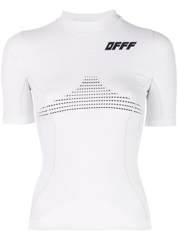 Off-white Ripped Fitted Top