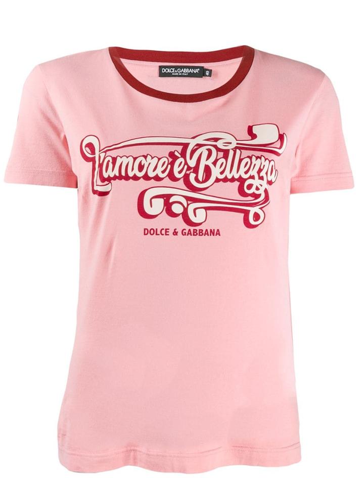 Dolce & Gabbana Retro Print T-shirt - Pink