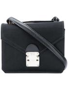 Fendi Vintage 2000's Mini Flap Crossbody Bag - Black