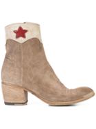 Fauzian Jeunesse Red Star Ankle Boots - Brown