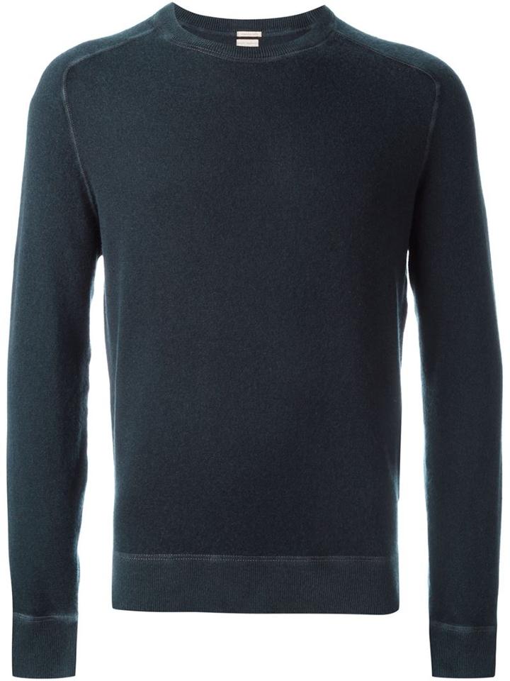 Massimo Alba 'sport' Jumper, Men's, Size: Small, Blue, Cashmere
